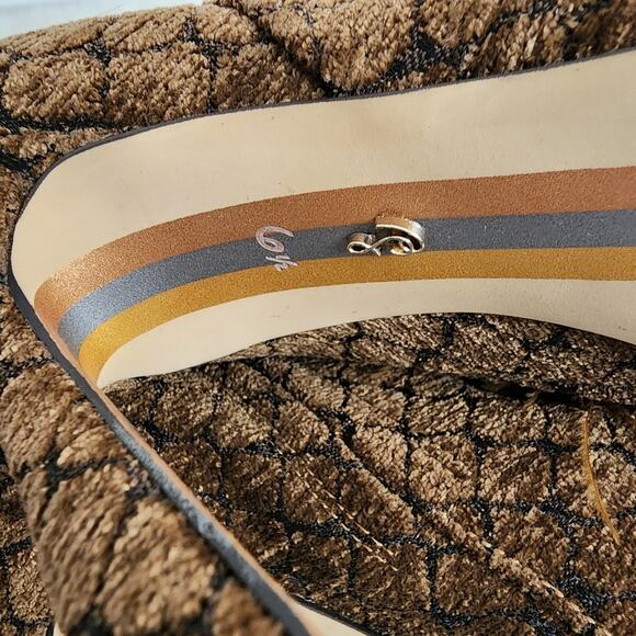 NEW Sam Edelman Brown Ency Feather Point Toe Heeled Ankle Bootie - Picture 13 of 13